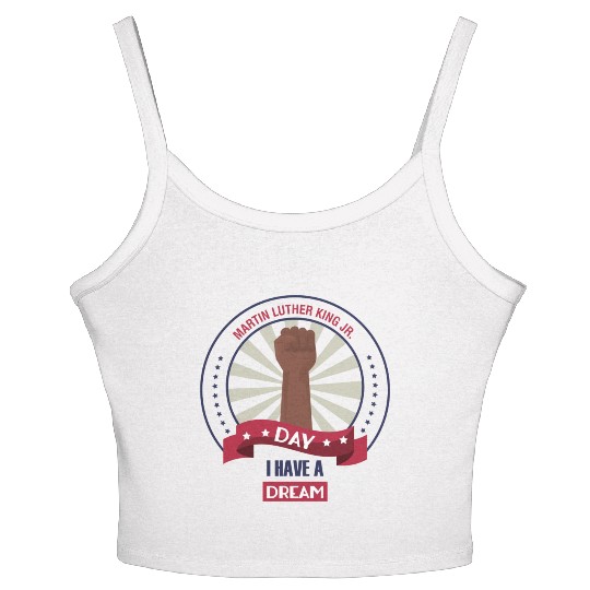 Martin Luther King Jr. Day Women's Spaghetti Strap Tank Top