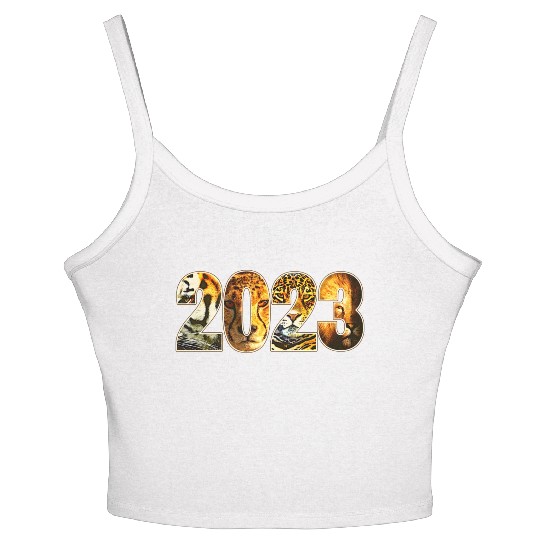 2023 WILD CAT DESIGN TIGER, CHEETAH, JAGUAR, LION Women's Spaghetti Strap Tank Top