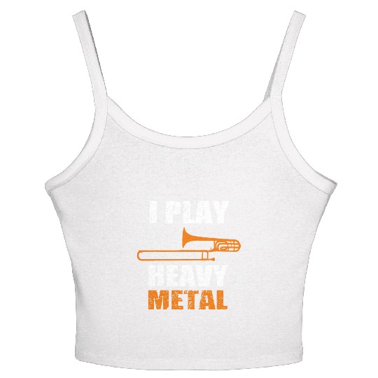 I Play Heavy Metal Women's Spaghetti Strap Tank Top