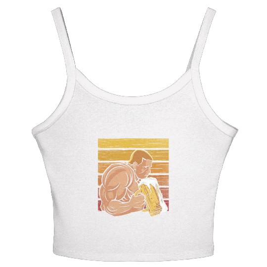 Bodybuilding - Gym Retro Women's Spaghetti Strap Tank Top