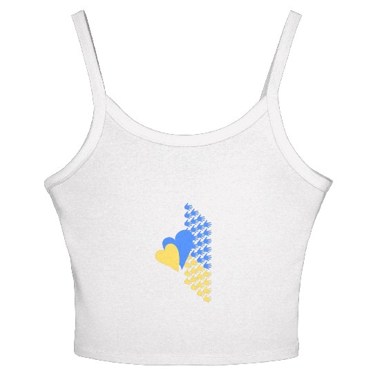 From Ukraine with love Women's Spaghetti Strap Tank Top