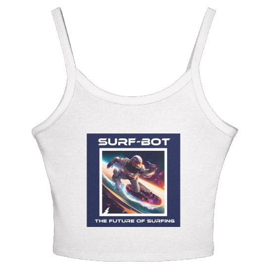 Robot Silver Surfer Women's Spaghetti Strap Tank Top