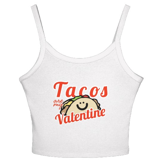 Tacos Are My Valentine1853 Women's Spaghetti Strap Tank Top