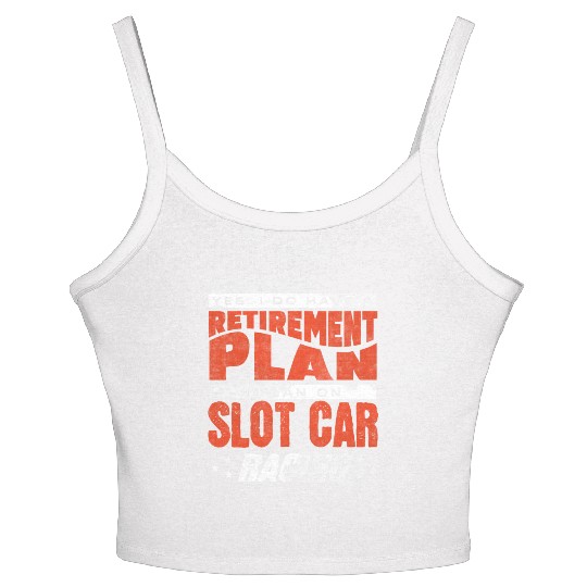 Slot Car Racing, Petrol Head, Car Lover Women's Spaghetti Strap Tank Top
