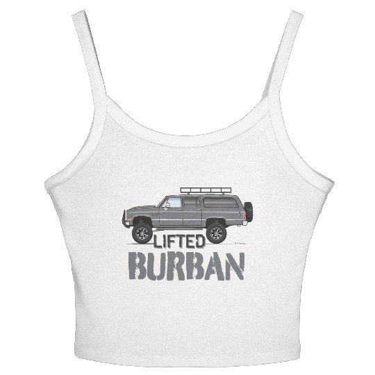 BURBAN Charcoal Women's Spaghetti Strap Tank Top