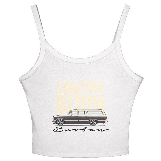 square body Santa Fe Tan Women's Spaghetti Strap Tank Top