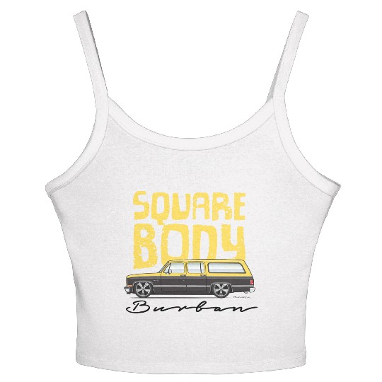 square body Colonial yellow Women's Spaghetti Strap Tank Top