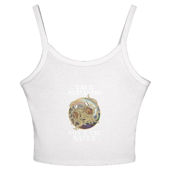 Atheist Atheism Flying Spaghetti Pastafarianism Women's Spaghetti Strap Tank Top