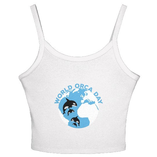 World Orca Day Women's Spaghetti Strap Tank Top