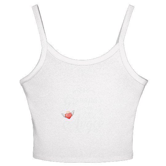 Grandpa's Favorite Little Angel Women's Spaghetti Strap Tank Top