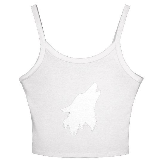 Great White Wolf for Forest Women's Spaghetti Strap Tank Top