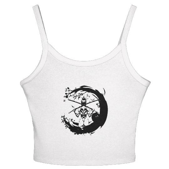 Womens Legendary Queen of Yakusa Japanese Samurai Women's Spaghetti Strap Tank Top