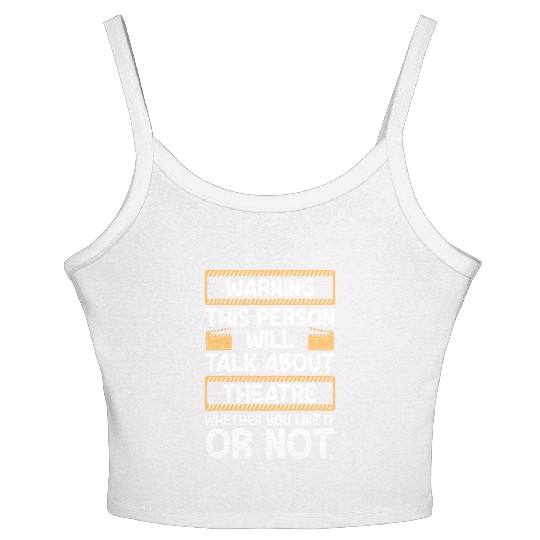 Theater Direction Drama Club Women's Spaghetti Strap Tank Top