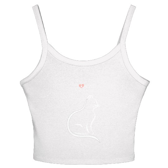 I Love Cat Women's Spaghetti Strap Tank Top