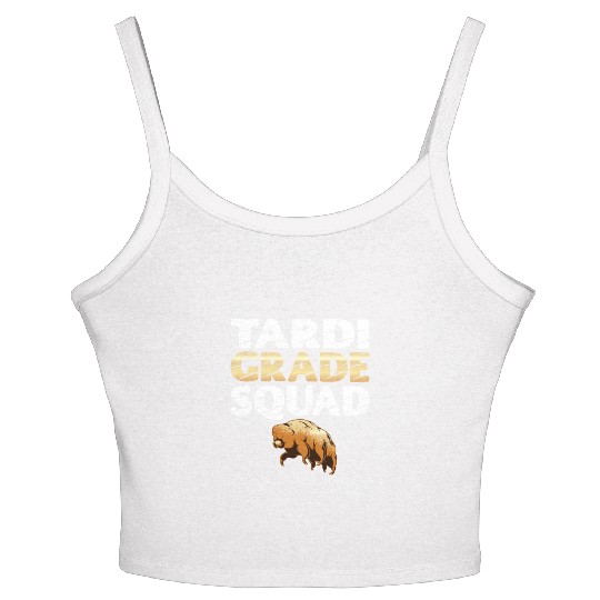 Tardigrade Squad Moss Piglet Science Lover Women's Spaghetti Strap Tank Top
