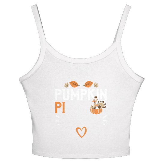 Pumpkin Pi - Thanksgiving Women's Spaghetti Strap Tank Top