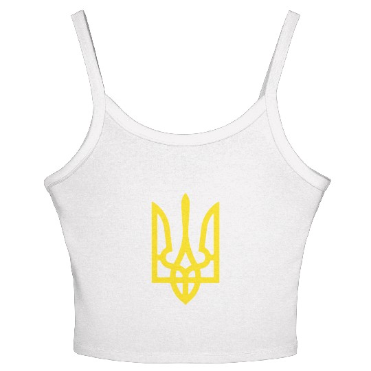 Ukraine coat of arms Women's Spaghetti Strap Tank Top