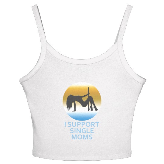 I Support Single Moms Women's Spaghetti Strap Tank Top
