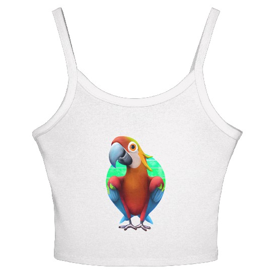 Macaw Women's Spaghetti Strap Tank Top