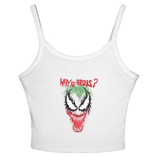 The V.e.n.o.m Joker Symbiosis Why So Serious? Women's Spaghetti Strap Tank Top