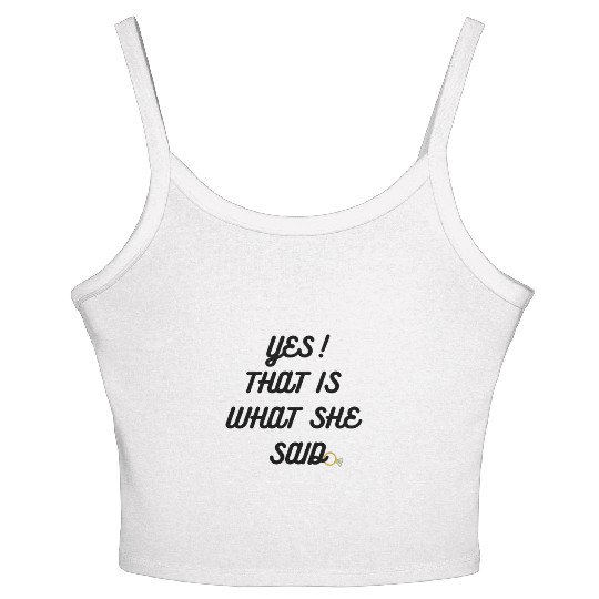 Engagement Women's Spaghetti Strap Tank Top