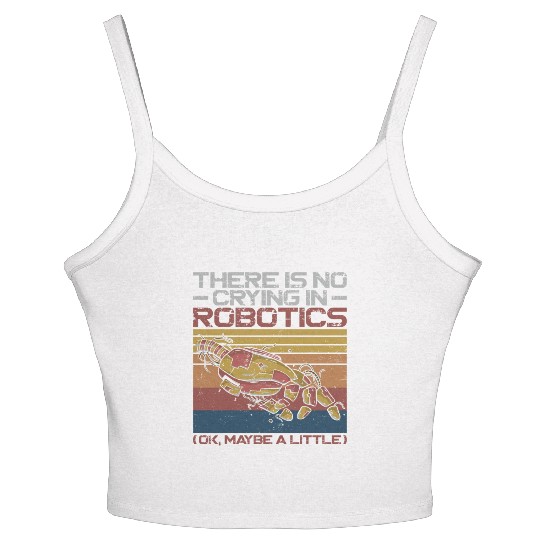 Robot Robotics Engineer Retro Women's Spaghetti Strap Tank Top