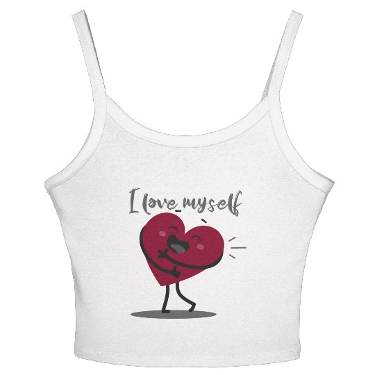 I love myself Women's Spaghetti Strap Tank Top