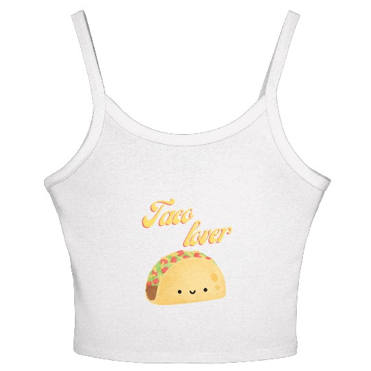 Taco Lover I Love Tacos Tacos Lover Women's Spaghetti Strap Tank Top