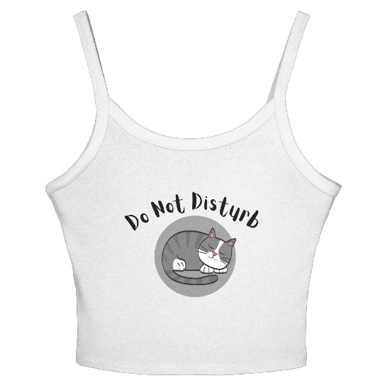 Do Not Disturb Women's Spaghetti Strap Tank Top