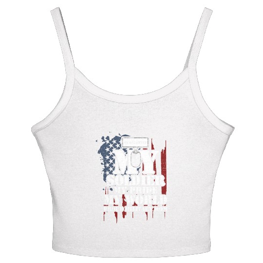 My Daughter My Soldier My Pride... Women's Spaghetti Strap Tank Top