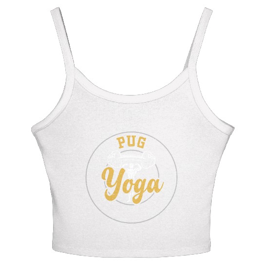 Pug Yoga - Gym Women's Spaghetti Strap Tank Top