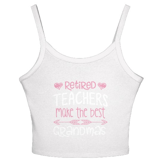 Womens Teacher Retirement Best Women's Spaghetti Strap Tank Top