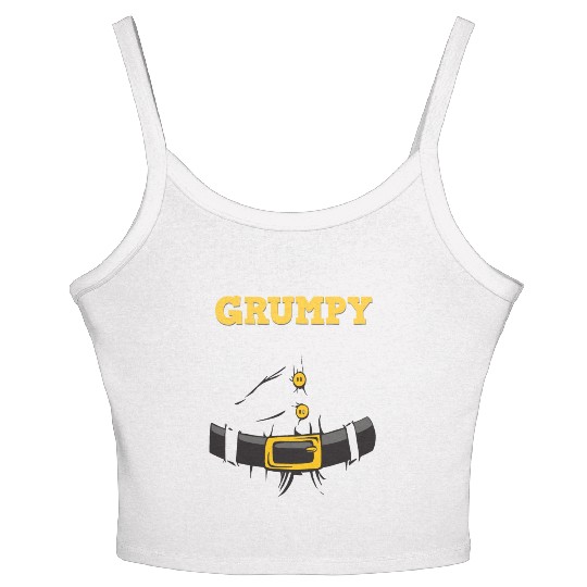 Grumpy Santa Claus - Ugly Christmas Women's Spaghetti Strap Tank Top