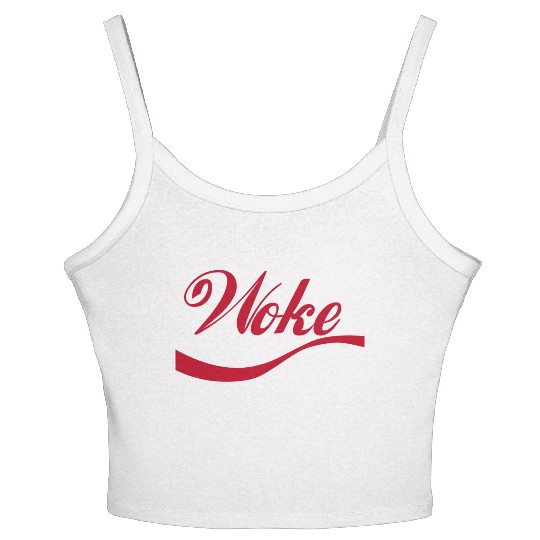 Stay Woke Women's Spaghetti Strap Tank Top
