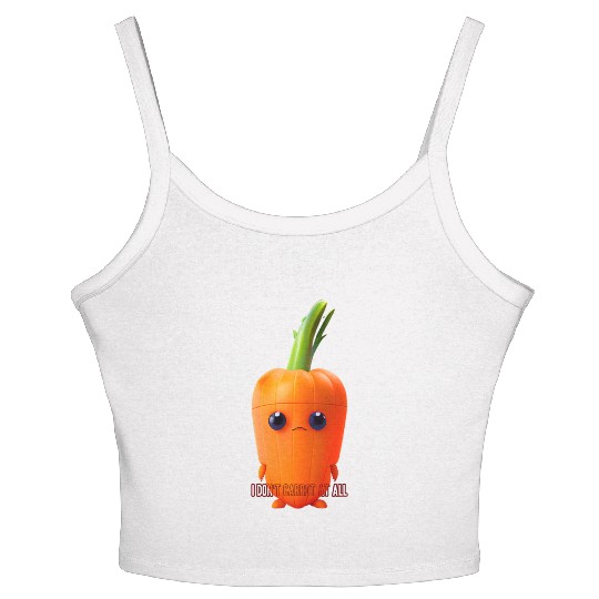 I don t carrot at all Women's Spaghetti Strap Tank Top