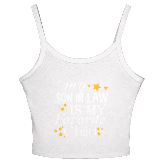 my son in law is my favorite child Women's Spaghetti Strap Tank Top