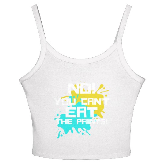 funny art teacher Women's Spaghetti Strap Tank Top