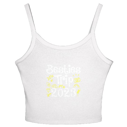 Besties Trip 2023 Summer Vacation Spring Break Women's Spaghetti Strap Tank Top