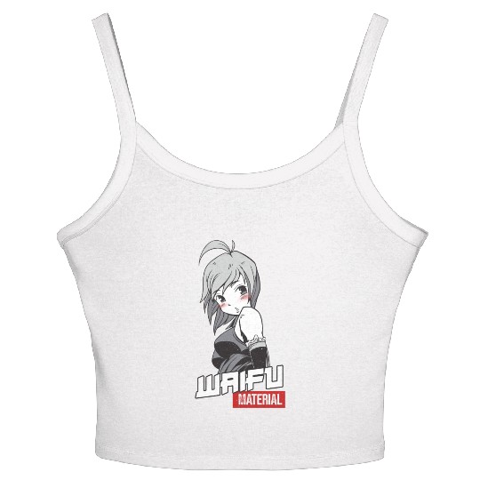Waifu Material - Anime Manga Wife Women's Spaghetti Strap Tank Top