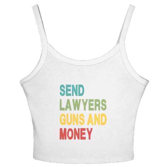 Send Lawyers Guns and Money Women's Spaghetti Strap Tank Top