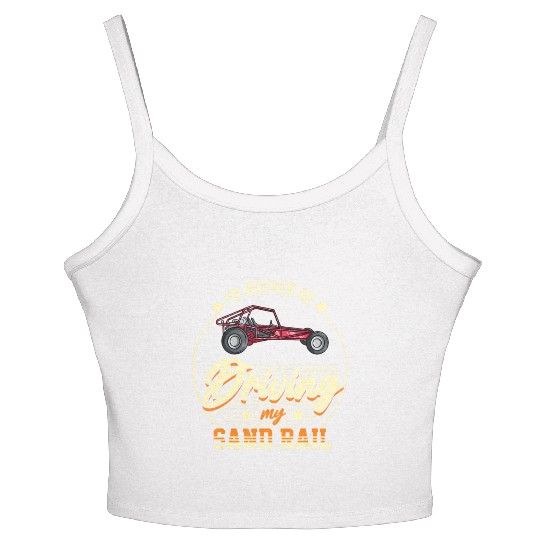 Duune Buuggy Sand Rail Car Racing Beach Desert Rc Dr Women's Spaghetti Strap Tank Top