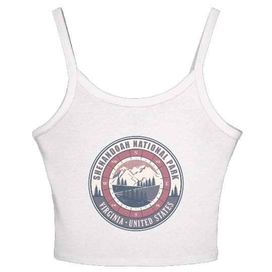 Shenandoah National Park Virginia US Hiking Women's Spaghetti Strap Tank Top