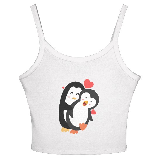Youre My Penguin little hug Women's Spaghetti Strap Tank Top