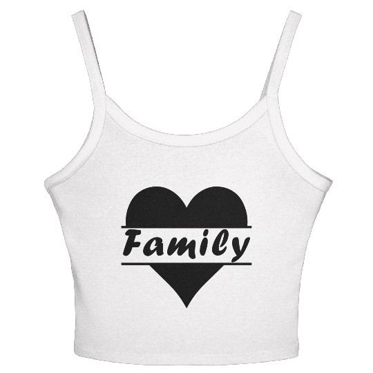 Love Family Women's Spaghetti Strap Tank Top