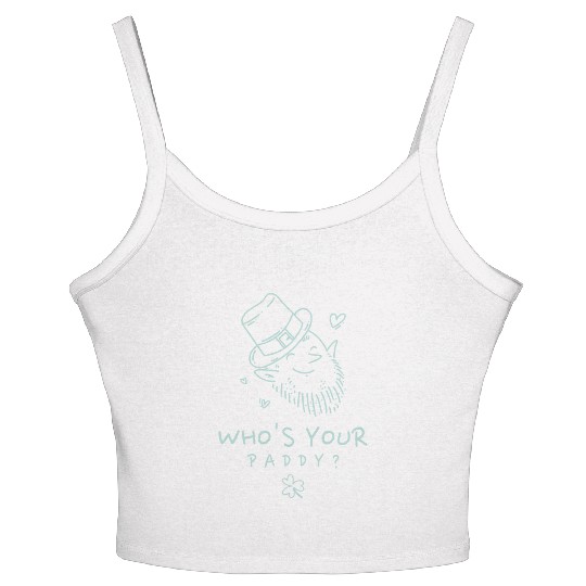Who’s Your Paddy? Women's Spaghetti Strap Tank Top