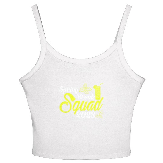 Spring Break Squad 2023 Vacation Spring Break Women's Spaghetti Strap Tank Top