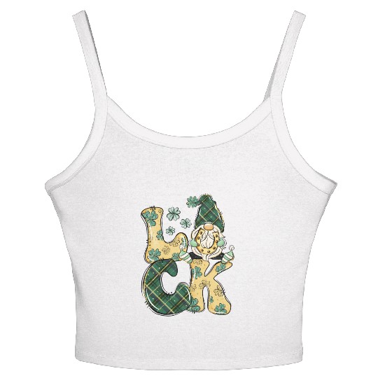 Luck sublimation Women's Spaghetti Strap Tank Top