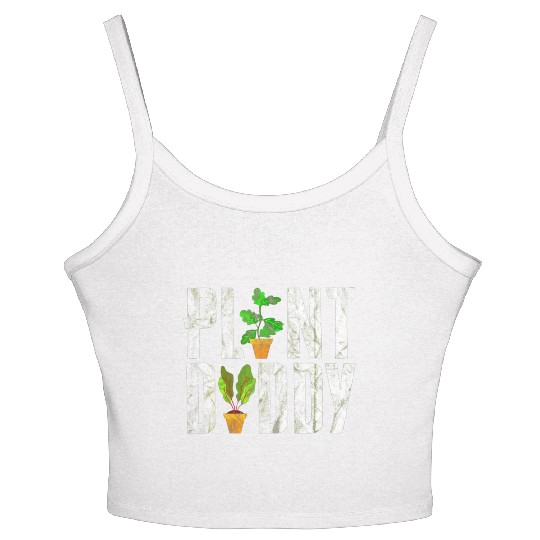 Plant Daddy Funny Gardener Women's Spaghetti Strap Tank Top