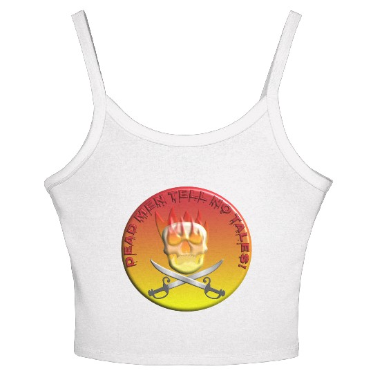 Dead men tell no tales Women's Spaghetti Strap Tank Top