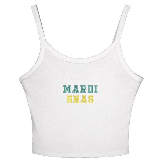 Mardi Gras Carnival Fiesta Party Louisiana New Orl Women's Spaghetti Strap Tank Top